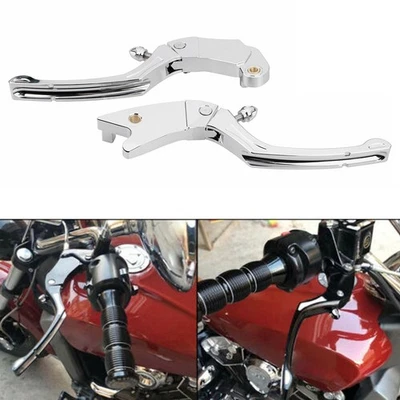 Palancas de embrague de freno de aluminio cromado para Indian Scout Sixty 2015 2016-2019 Foto 1 de 4