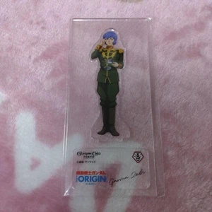 Bandai Gundam The Origin Acrylic Stand Garma Zabi Zeon Model Sheet - Picture 1 of 1