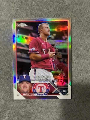 2023 Topps Chrome Update Rookie Debut Silver Refractor # USC51 Josh Jung RC - Image 1 of 2