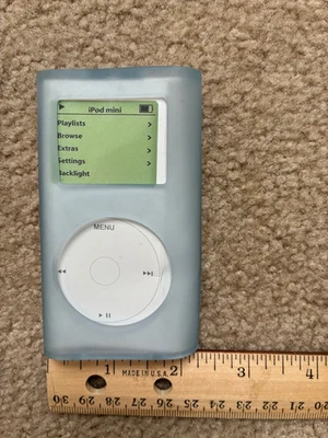 Nuevo iPod Mini Primera Generación Funda Silicona Azul Foto 1 de 2