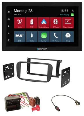 Blaupunkt MP3 Bluetooth DAB 2DIN USB Autoradio für Ford Focus C-Max Galaxy ab 20 - Bild 1 von 4