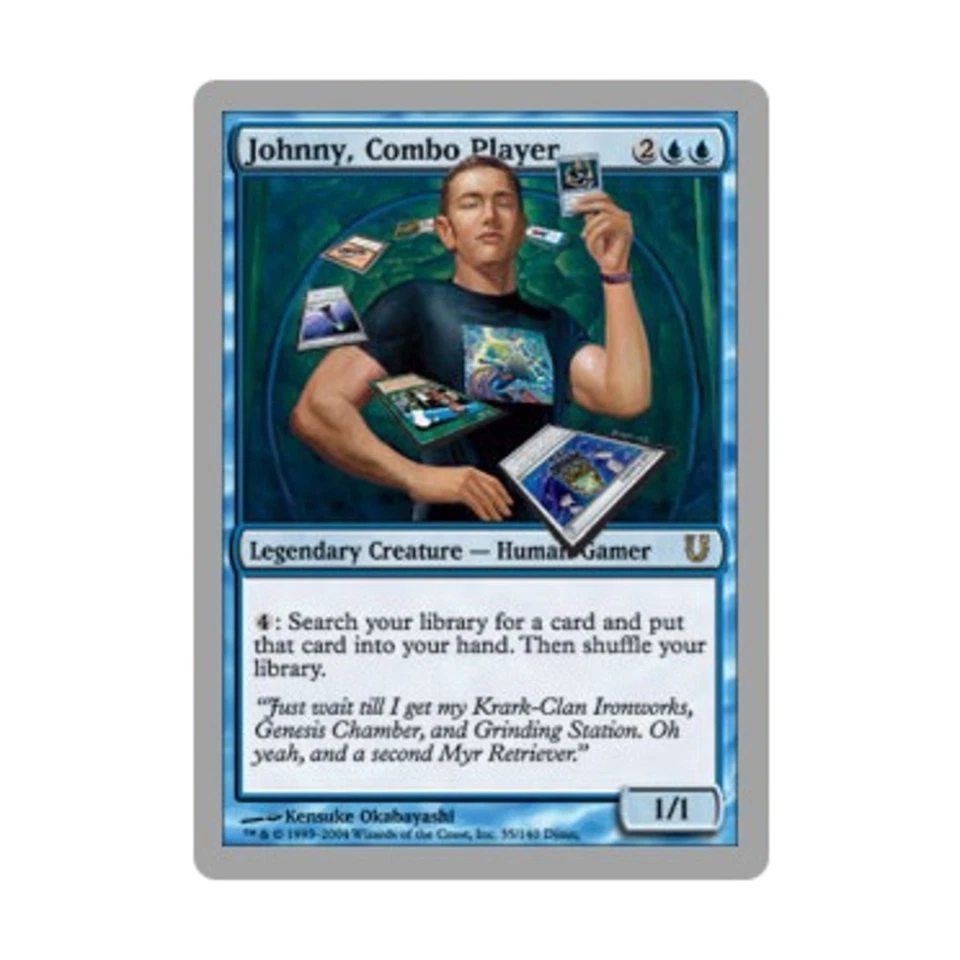 WOTC MtG Unhinged Johnny, Combo Player (R) (Foil) EX - Image 1 of 1