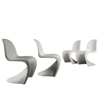 Vitra Panton Chairs Design Verner Panton Plastic 1980s-1990s Originals - Image 1 of 4
