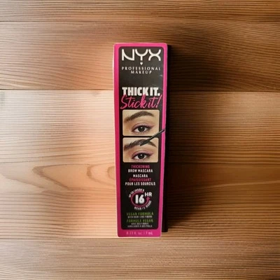 Maquillaje profesional NYX grueso ¡pega! Máscara de pestañas NEGRO, nueva Foto 1 de 4