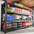 STANI 4-Tier Adjustable Metal Garage Shelving 5000&3500LBS Capacity Storage
