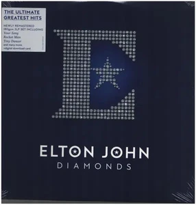 DOUBLE LP & MP3 Elton John Diamonds 180GR. / HIGH QUALITY NEW OVP Virgin - Picture 1 of 1
