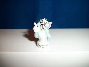 TOM CATZ FINGER SPITZ VORLESUNG LEHREN Minifigur Porzellan FEVES & Jerry - Bild 1 von 3