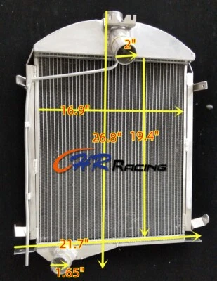 Aluminum Radiator For Ford Model A 1928 1929 - Изображение 1 из 4