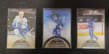 Auston Matthews Mitch Marner 3 Card lot. 21-22 Upper Deck Canvas 