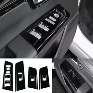 Fit For 2023 Honda CR-V CRV ABS Glossy Black Interior Door Armrest Cover Trim 4P - Foto 1 di 8