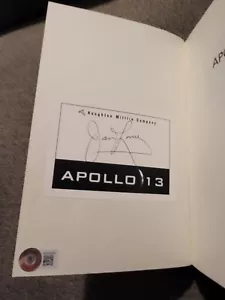 JIM LOVELL signed 'Apollo 13' hard - Astronaut - Beckett Authenticated Autograph - Foto 1 di 6