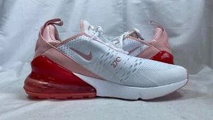 Nuevo Nike Air Max 270 GS Blanco Rosa Esmalte Rosa Sal 943345-108 Talla 7Y - Imagen 1 de 11