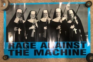 Rage Against The Machine Poster Nuns With Guns (rare) - Picture 1 of 5