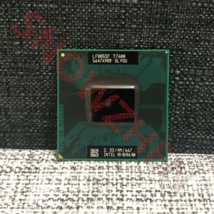 Procesador de CPU Intel Core 2 Duo T7600 doble núcleo 2,33 GHz 4 MB 667 MHz zócalo M - Imagen 1 de 3