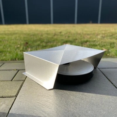 Rasenmäher Garage Rasenroboter Automower Rasenmäher Mähroboter Garage Edelstahl  - Bild 1 von 4