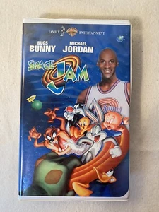 SPACE JAM VHS 1997 Clamshell Bugs Bunny Michael Jordan Tested - Picture 1 of 5