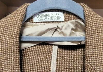 Blazer deportivo de lana marrón Orvis de colección para hombre talla 44R Foto 1 de 4