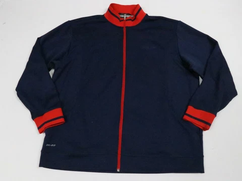 Nike Anaheim Angels Jacket Adult XXL 2XL Blue Red Swoosh Men Cover