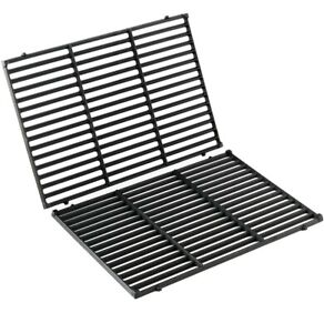 Uniflasy Replacement Cooking Grates 2pack works with weber grills shown in photo
