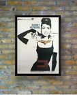 VINTAGE "Breakfast At Tiffany's" Theatrical Film Release A3 Framed Poster 1961