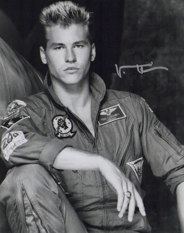 Val Kilmer (Top Gun) signed 8x10 photo in-person Cover