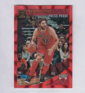 Robin Lopez 2018-19 DONRUSS PRESS PROOF RED LASER /99 CHICAGO BULLS - Picture 1 of 1