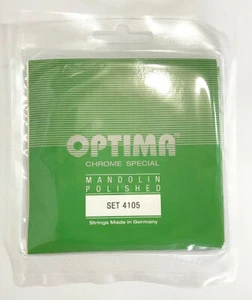 Germany OPTIMA Mandolin Chrome Special Strings Green 4105, Loop End, a full set - Picture 1 of 4