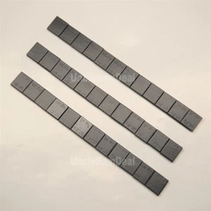 MATTE BLACK LOW PROFILE WHEEL BALANCE STICK ON ADHESIVE WEIGHTS 1/4oz 36 PIECES - Picture 1 of 2