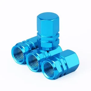 Dust Caps Metal Pack of 4 Quality Alloy Tyre Valve Supplies LOT L5B7 - Picture 1 of 22