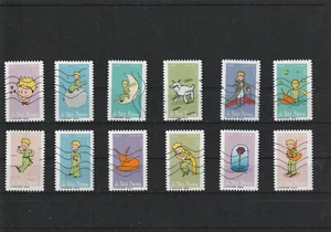 FRANCE 2021 LE PETIT PRINCE SERIE COMPLETE DE 12 TIMBRES OBLITERES - Imagen 1 de 1