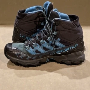 La Sportiva Ultra Raptor II Mid GTX Hiking Boot Womens Sz 9US 40.5EU Blue Gray - Picture 1 of 13