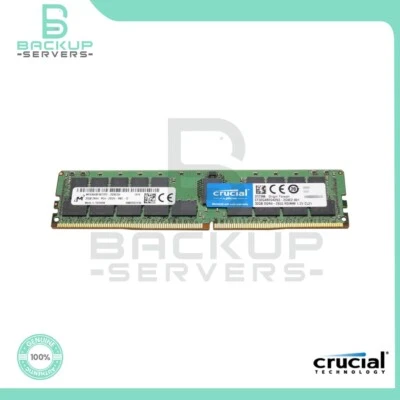 CT32G4RFD4293 Crucial 32GB DDR4-2933 PC4-23400 CL21 288-Pin 2Rx4 ECC Reg Memory - Image 1 of 3