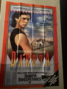 Dakota Movie Poster - Lou Diamond Phillips - 39 x 25. Folded - Picture 1 of 1