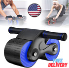 Automatic Rebound Ab Wheel Roller Gym Double Wheel Abdominal Exerciser Women Men