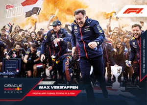 Topps Now Fórmula 1 2023 #040 Max Verstappen - Oracle Red Bull Racing - Imagen 1 de 2
