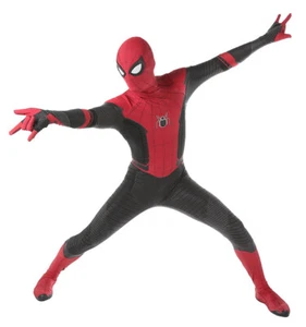 Far From Home Spiderman Jumpsuit Zentai Suit Cosplay Costume Halloween Adult/Kid - Picture 1 of 12