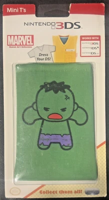 Marvel Incredible Hulk Nintendo 3DS Mini T's Handheld Green Cover - 708056078454 - Image 1 of 2