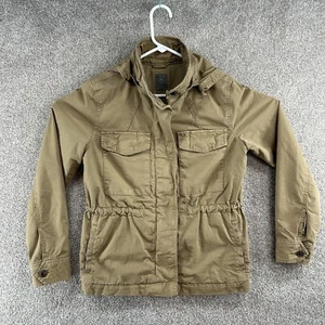 Gap Women's Jacket Size Extra Small Green Long Sleeve Zip Closure Hooded - Picture 1 of 10