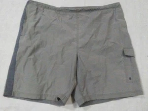 Pantaloncini cargo Cherokee uomo XL grigio blu misto cotone fodera rete escursionismo - Foto 1 di 12