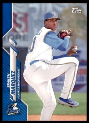 2020 Topps Pro Debut Blue #PD24 Brailyn Marquez /150 - Image 1 of 2