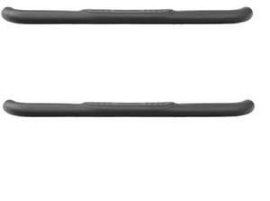 3" Textured Black Round Step Bars 2007-2017 for Jeep wrangler 2 door JK pair - Foto 1 di 1