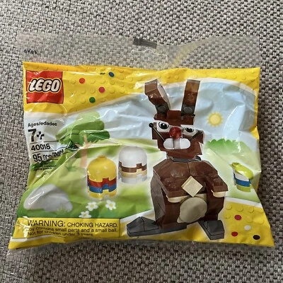 LEGO 40018 Conejo de Pascua Conejo RARO Nuevo Retirado SELLADO Juego de Juguetes de Construcción Nuevo en Paquete Foto 1 de 2