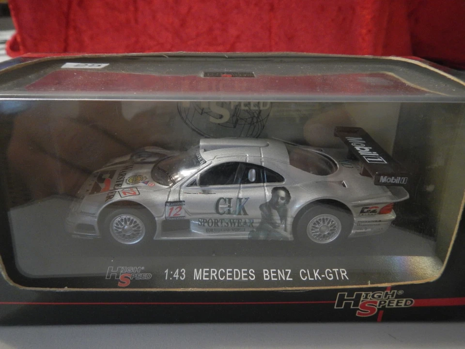 NEW !! MERCEDES Benz CLK GTR Ludwig Maylander 1/43 HIGH SPEED Course DTM 1997 - Photo 1/1