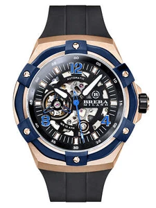 *NEW IN BOX* Brera Milano Supersportivo EVO Automatic BMSSAS4502B Mens Watch - Picture 1 of 1