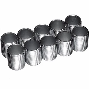 10 X 20mm Galvanised Screwed Nipples for Conduit Fittings - BA10720S - Picture 1 of 2