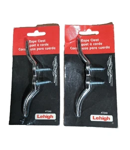 Juego de 2 tacos de cuerda Lehigh 7240 3/8" niquelados 4-1/2" - Imagen 1 de 1