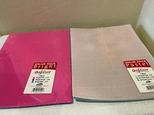 7 Mesh Count Plastic Canvas Sheet 10.5 x 13.5 inch TWELVE Sheets MULTI COLOR - Picture 1 of 3
