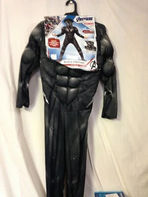 Halloween Kids' Marvel Avengers EndGame Black Panther Costume, Large 12-14 - Image 1 of 4