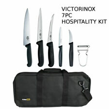 Victorinox 7pc Apprentice Hospitality Chef Knife Set Black 74198