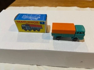 Vintage Lesney Matchbox Series Mercedes Truck Big 1 New in ORIGNAL Box - Picture 1 of 8